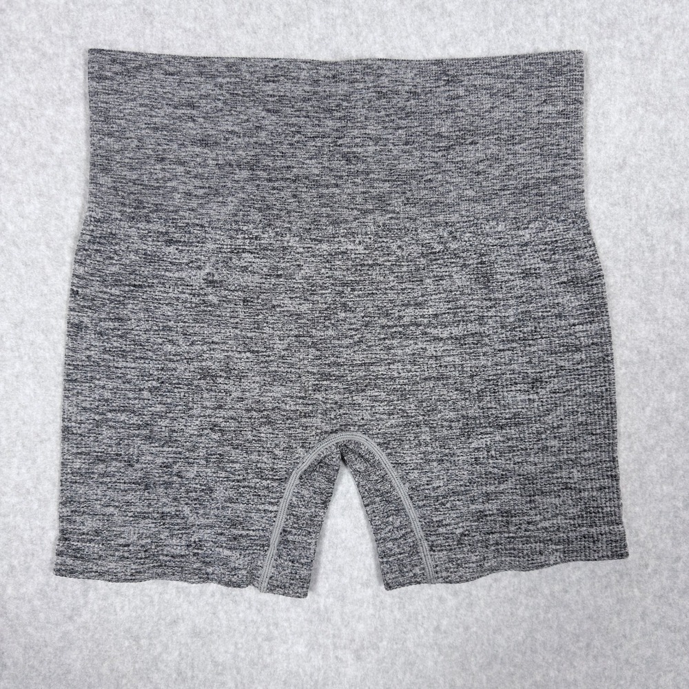 Colsie Women Gray Marl Seamless High Waisted Lounge Shorts Size M